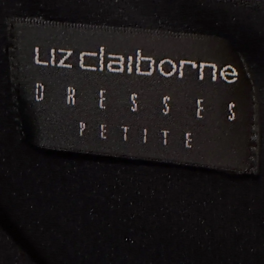Liz Claiborne Black Sleeveless Sheath Cocktail Dress - Picture 2 of 6